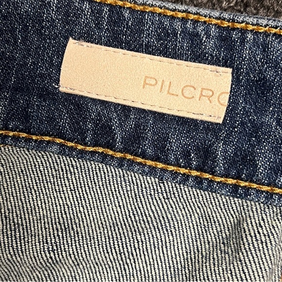 Anthropologie The Wanderer Relaxed Jeans Distressed Sequins High-Rise Size 29 - Picture 7 of 13